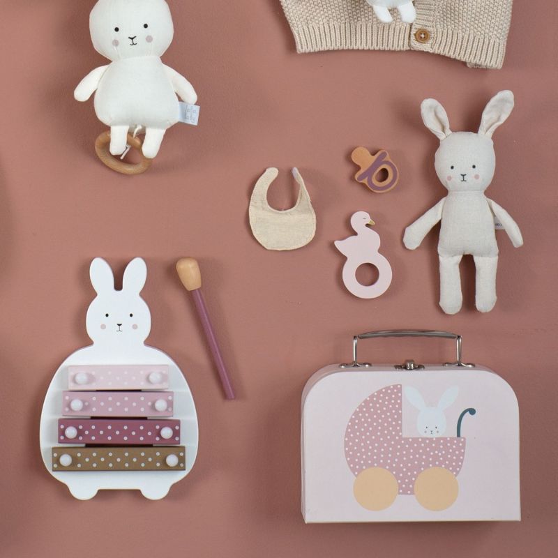 Image d'ambiance de présentation du produit Xylophone en bois lapin - Jabadabado